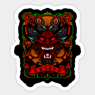 Lucky Dragon Sticker